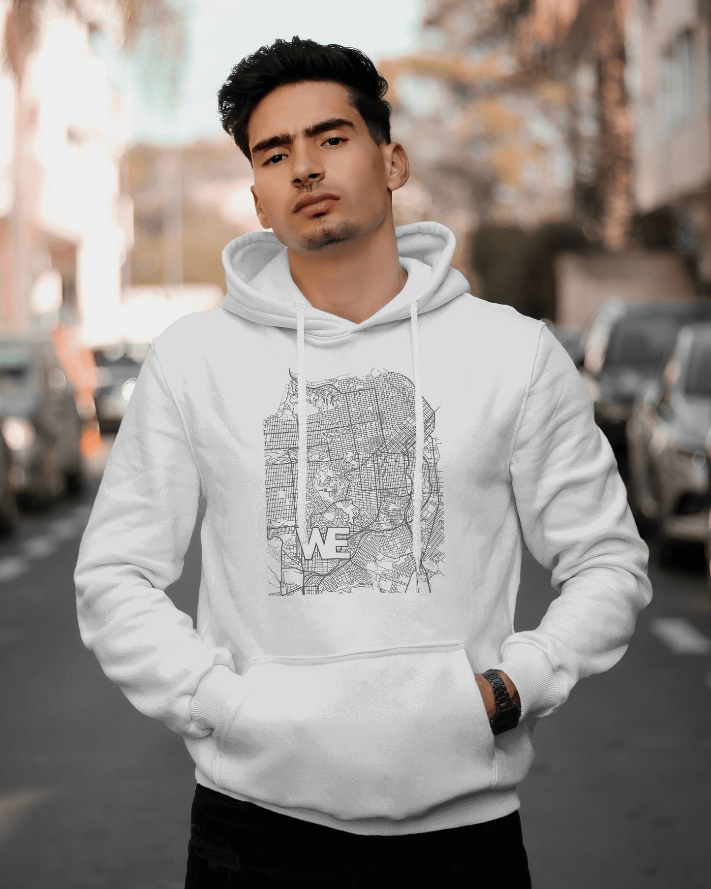 San Francisco MAP Male Hoodie