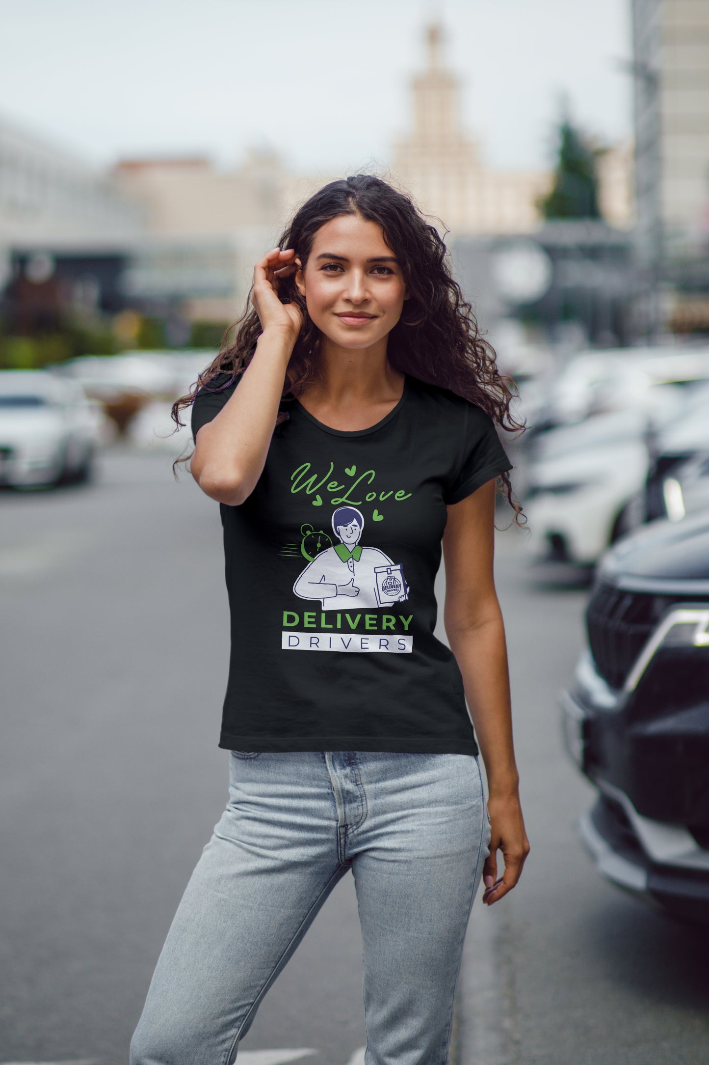 Delivery Driver Ladies Tee