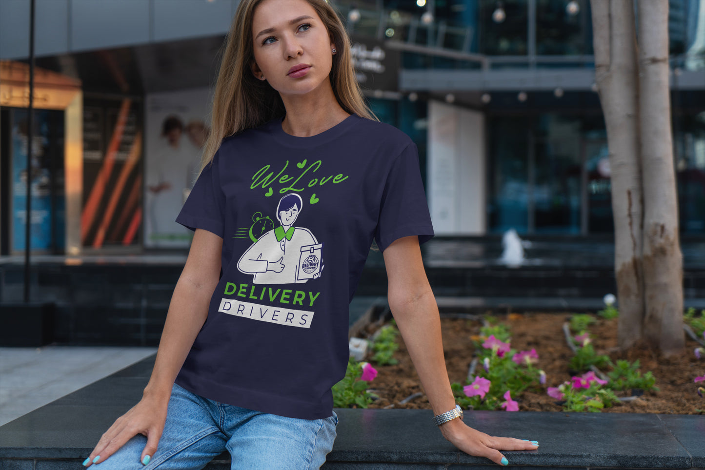 Delivery Driver Ladies Tee