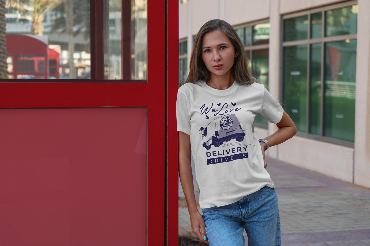 Delivery Van Ladies Tee